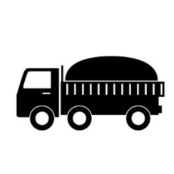 産業廃棄物収集運搬トラック
